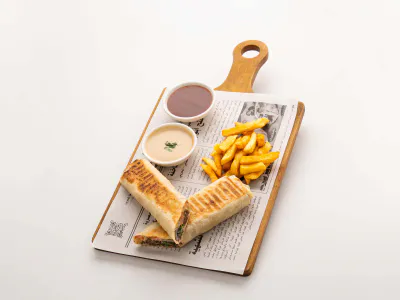Meat Skewer Sandwich